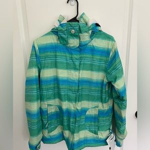 Teal and Green Women’s Roxy Ski Jacket